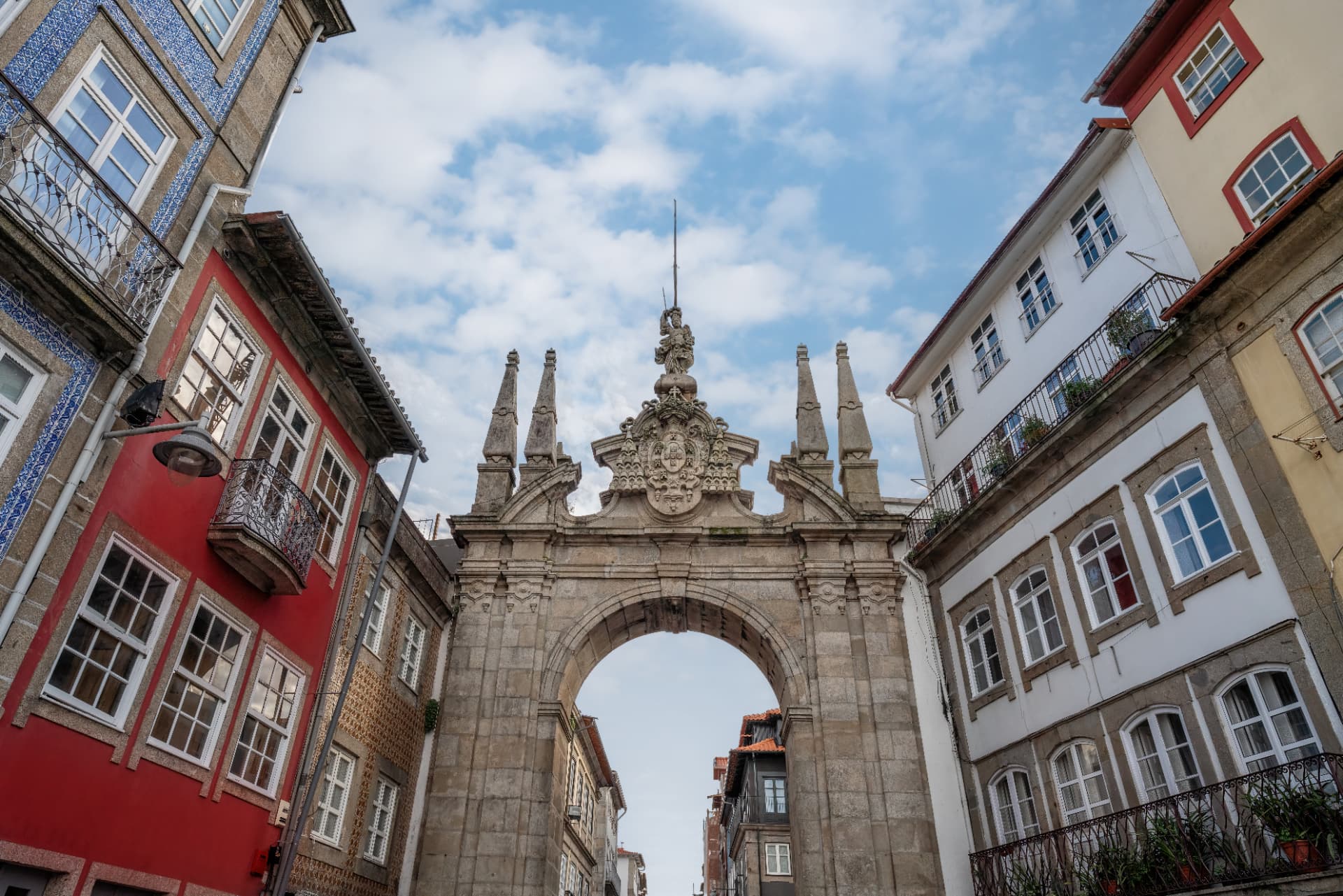 Arco da Porta Nova, em Braga, Portugal